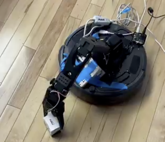 TRASH PICKING ROOMBA ROBOT